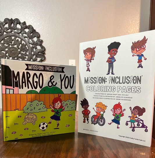 Mission: Inclusion Coloring book with Margo and you HARDCOVER