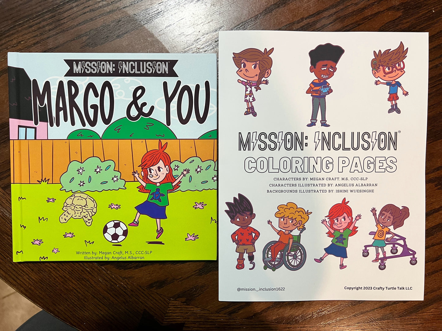 Mission: Inclusion Coloring book with Margo and you HARDCOVER