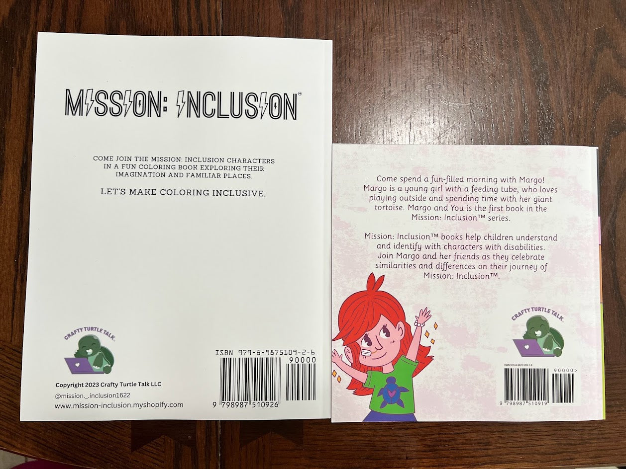 Mission: Inclusion Coloring book with Margo and you PAPERBACK