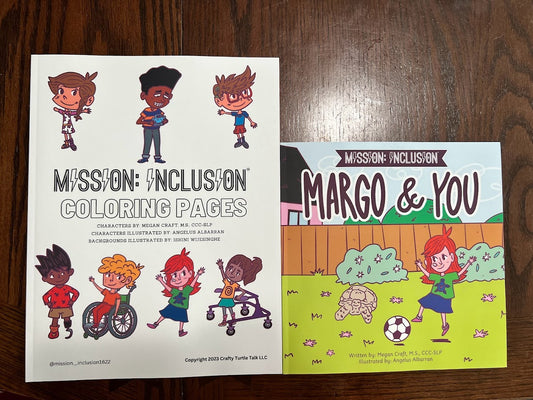 Mission: Inclusion Coloring book with Margo and you PAPERBACK